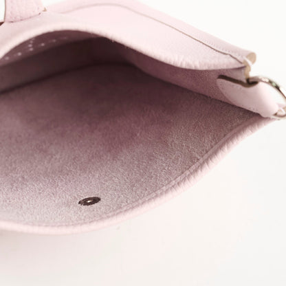 Hermes Mini Evelyne Clemence Mauve Pale W Stamp