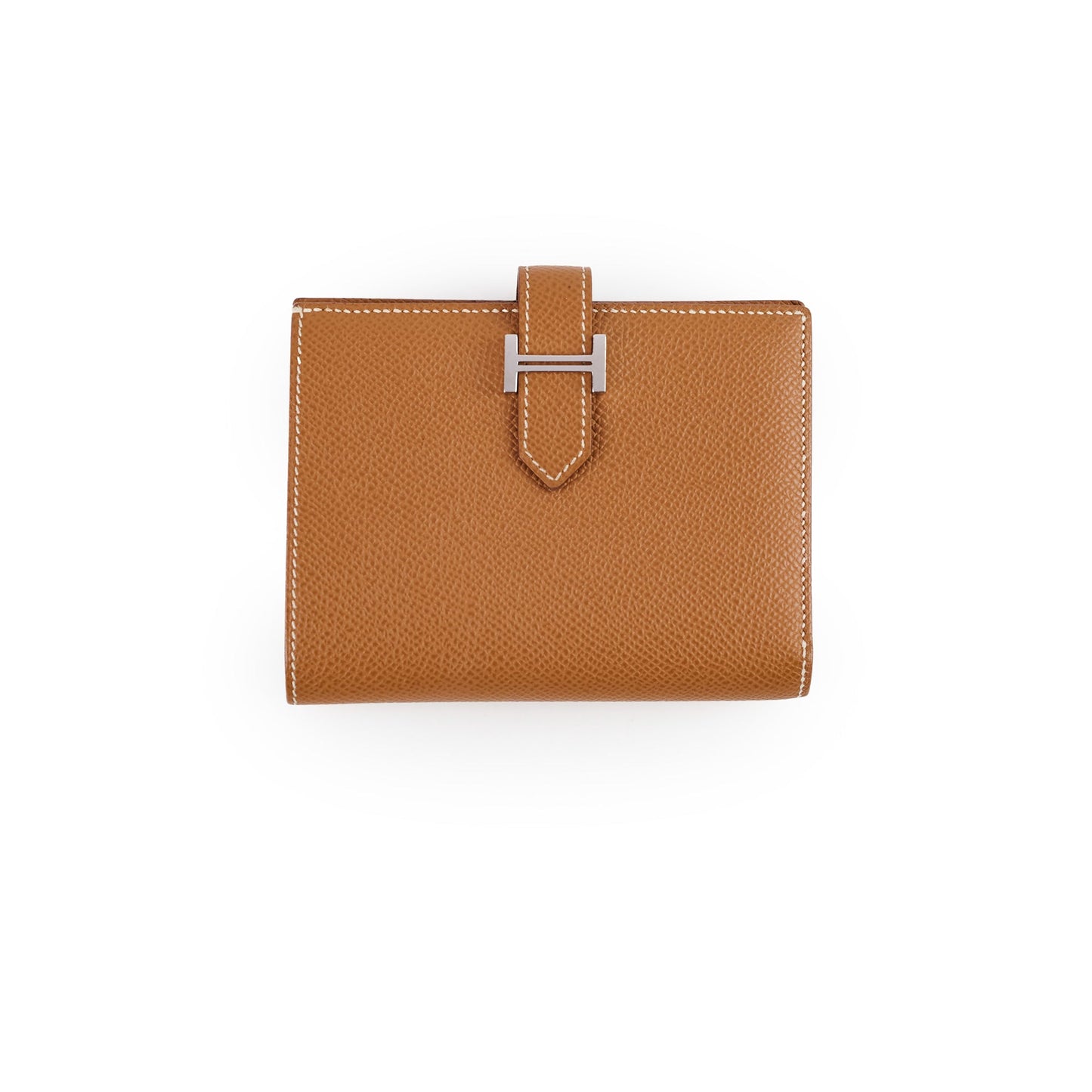 Hermes Mini Bearn Wallet Gold Epsom PHW