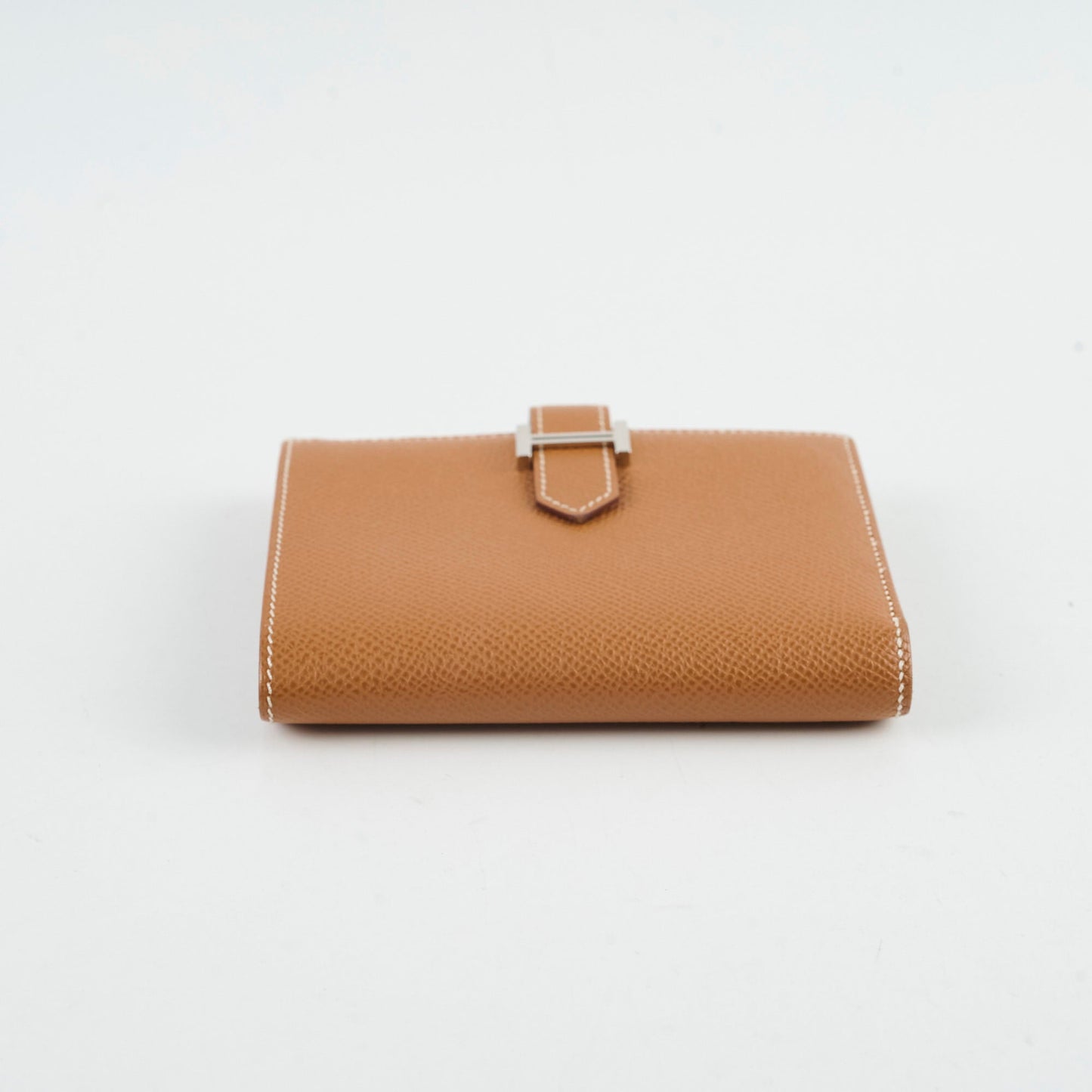 Hermes Mini Bearn Wallet Gold Epsom PHW