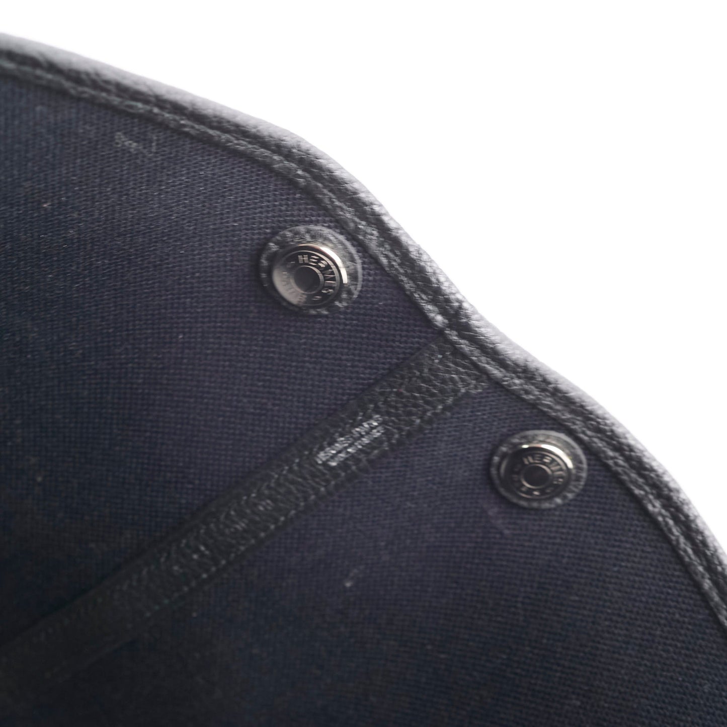 Hermes Garden Party 30 Black Canvas Y Stamp