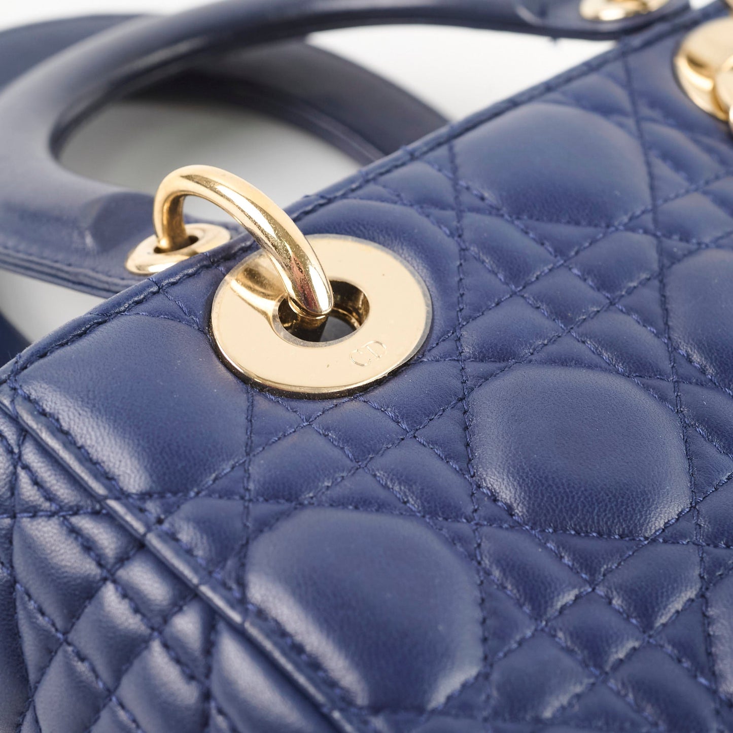 Dior Small ABC Lady Dior Navy