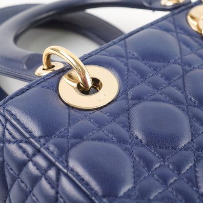 Dior Small ABC Lady Dior Navy