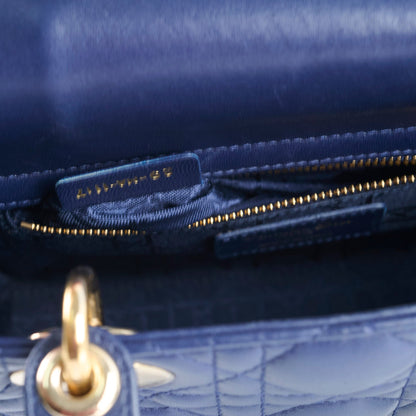 Dior Small ABC Lady Dior Navy