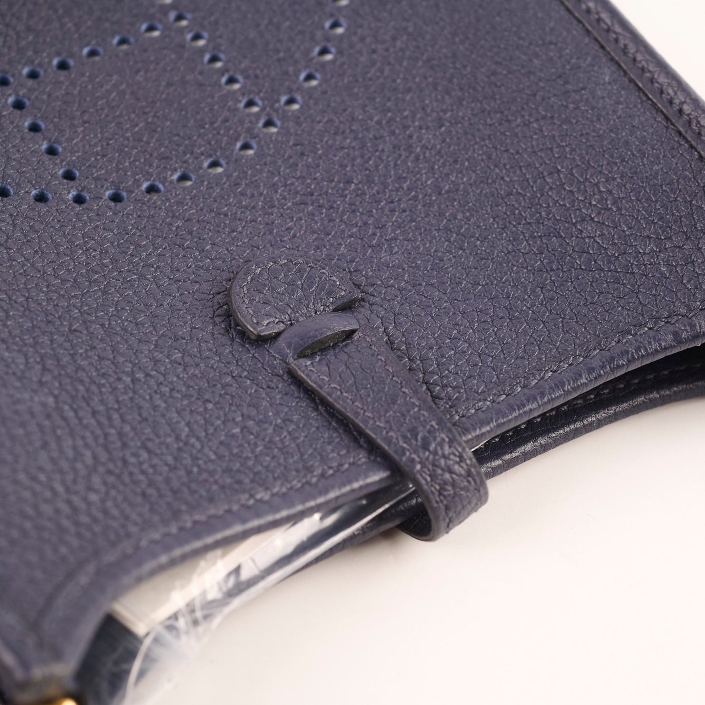 Hermes mini evelyn TPM Blue Nuit/Blue Indigo - Z stamp