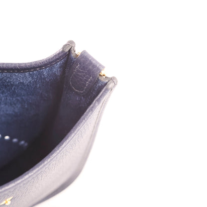 Hermes mini evelyn TPM Blue Nuit/Blue Indigo - Z stamp