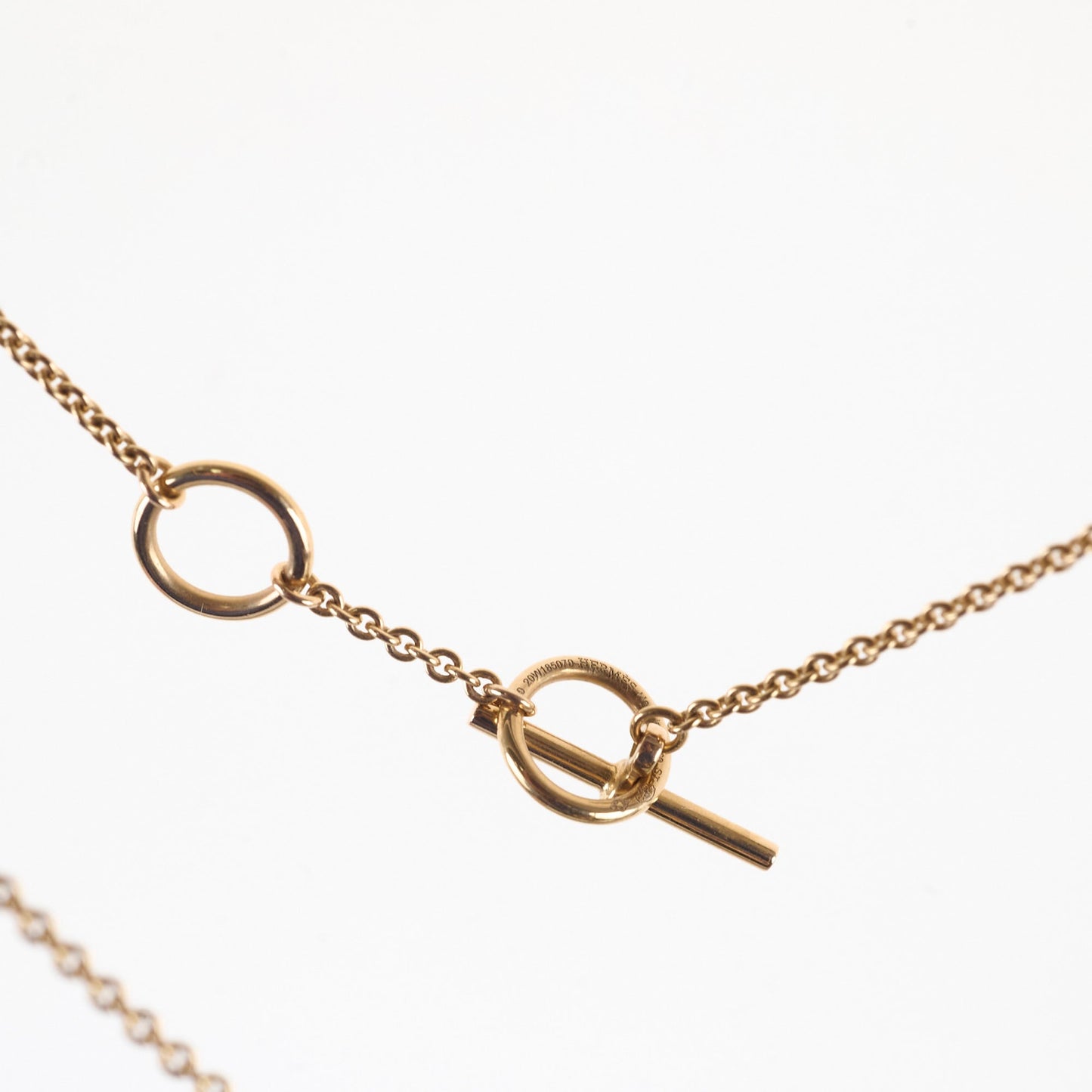 Hermes Collier TPM Vertige Coeur ST Very Small Model Necklace