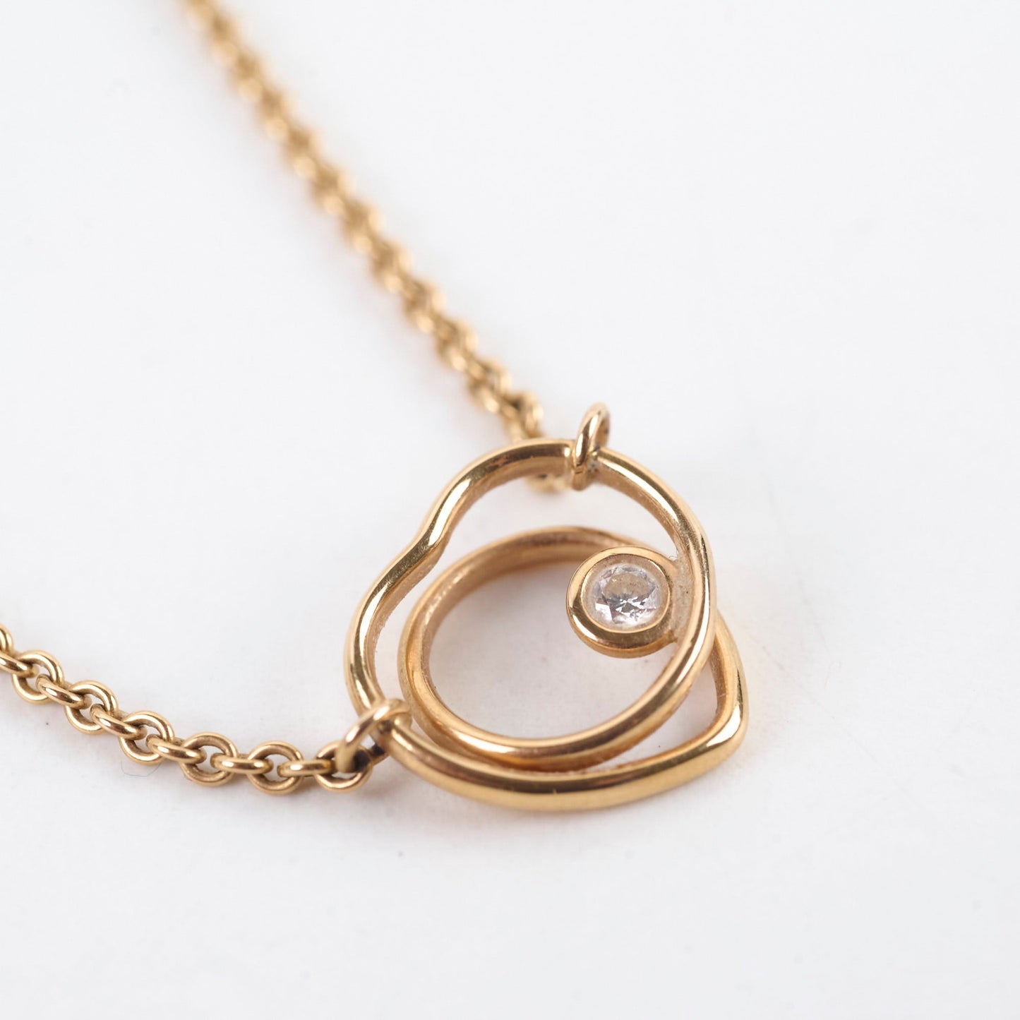 Hermes Collier TPM Vertige Coeur ST Very Small Model Necklace