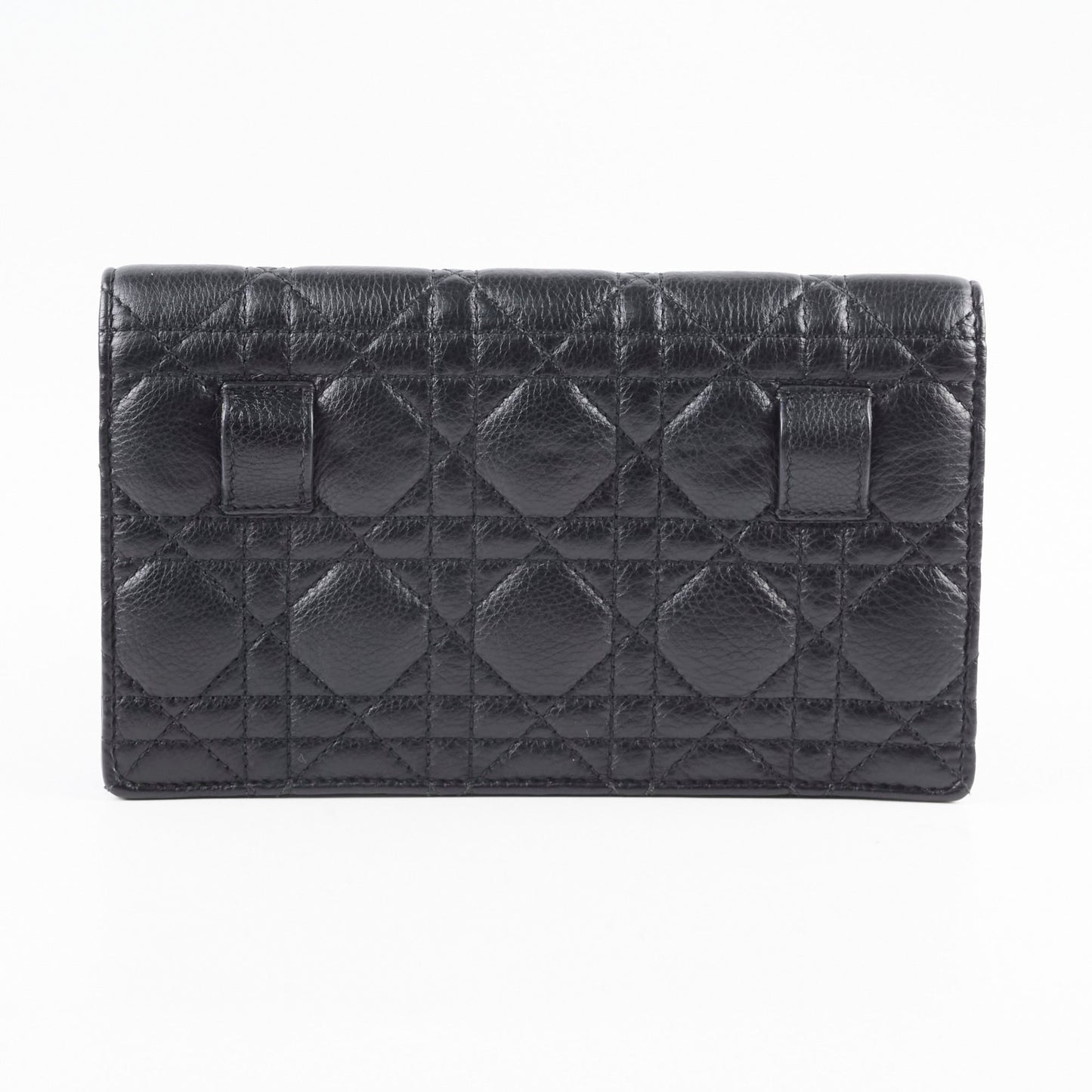 Dior Caro Black Belt Pouch with Chain