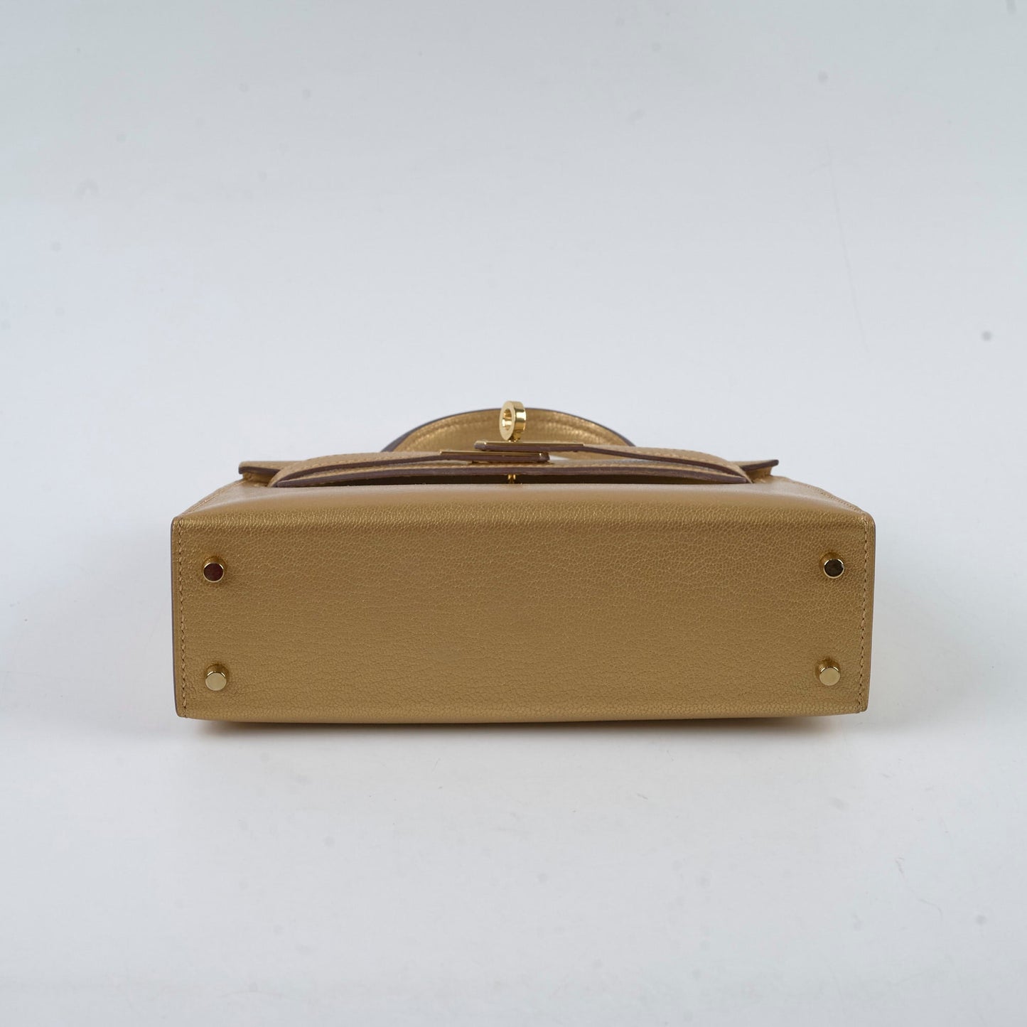 Hermes Mini Kelly Doré Chevre Chamkilight 2024