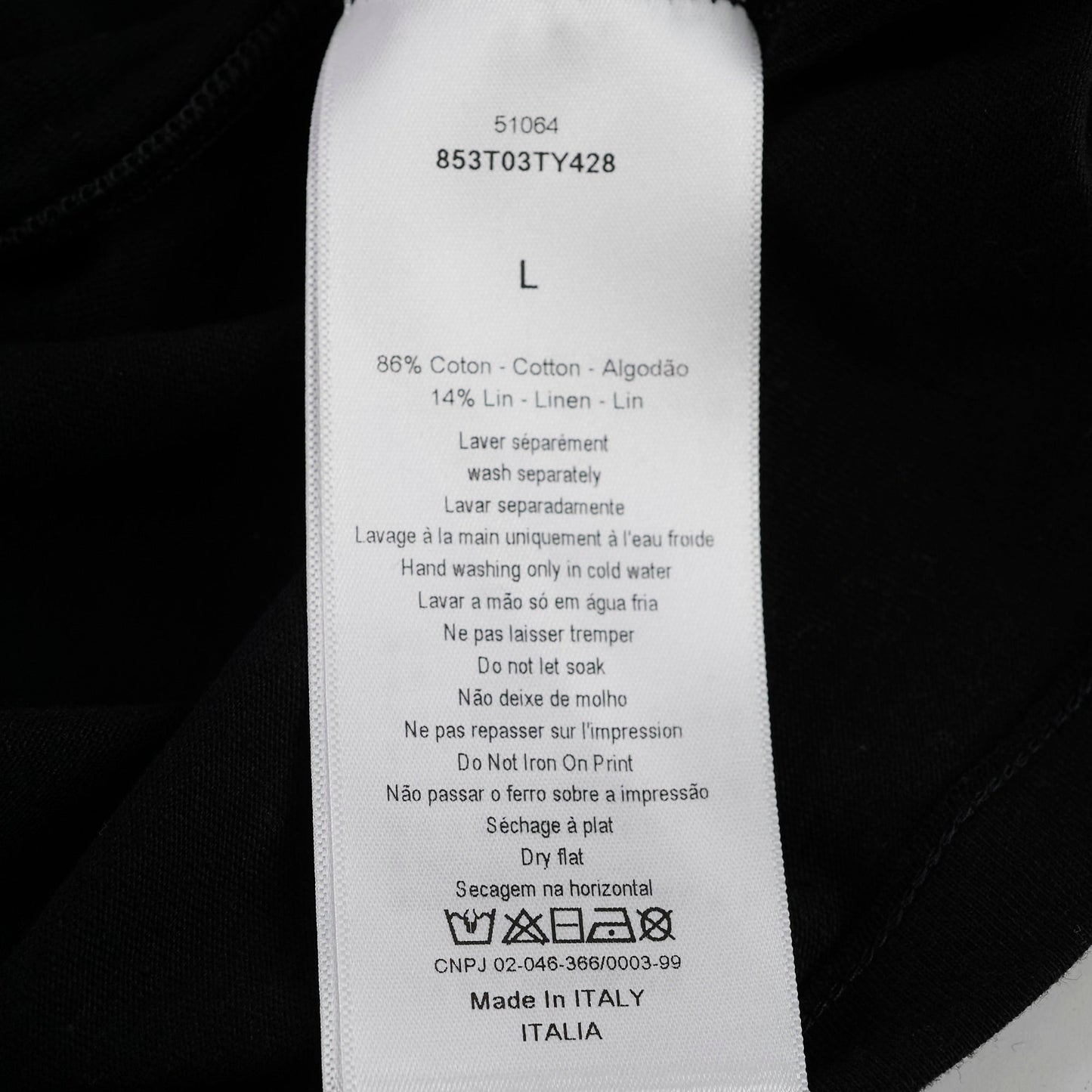 Christian Dior T Shirt Ladies Size L