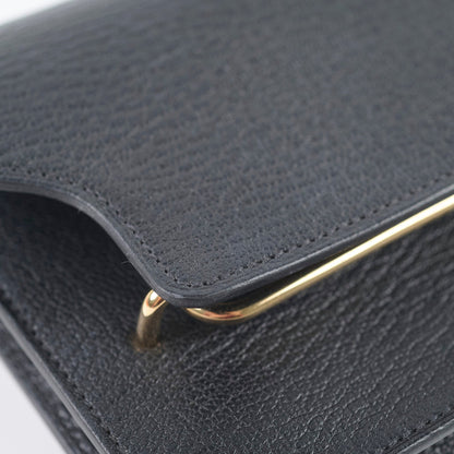 Hermes Roulis Slim Cheve Belt Bag Wallet Pouch Black
