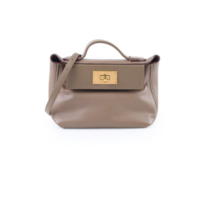 Hermes 24/24 21 Mini Etoupe GHW B Stamp