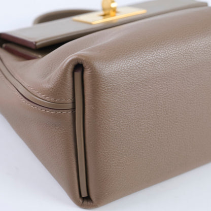 Hermes 24/24 21 Mini Etoupe GHW B Stamp