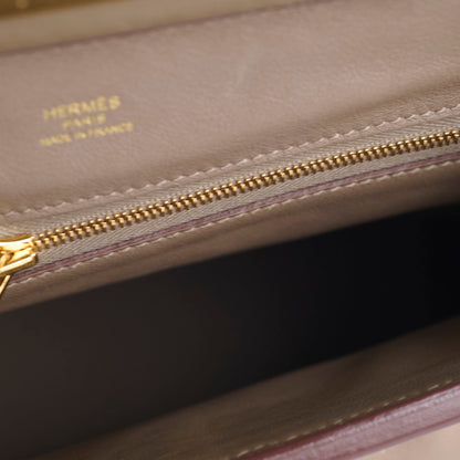 Hermes 24/24 21 Mini Etoupe GHW B Stamp