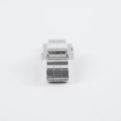 Hermes H Heure Watch Small Model MOP Dial Steel Strap