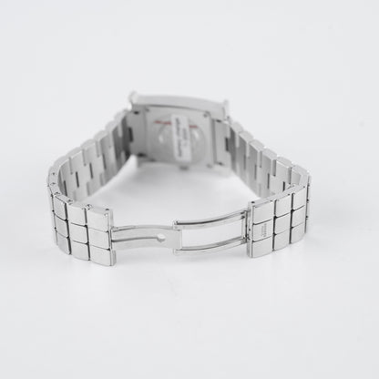 Hermes H Heure Watch Small Model MOP Dial Steel Strap