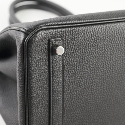 Hermes Birkin 30 Togo Noir - A Stamp 2017