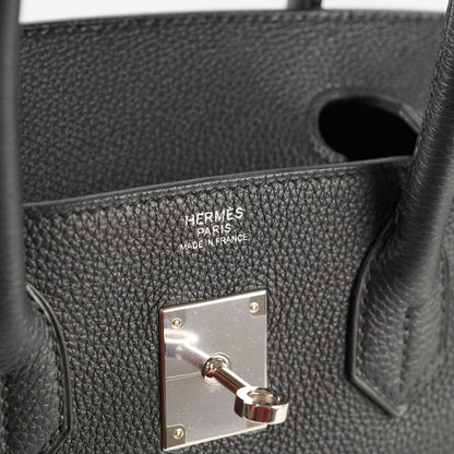 Hermes Birkin 30 Togo Noir - A Stamp 2017