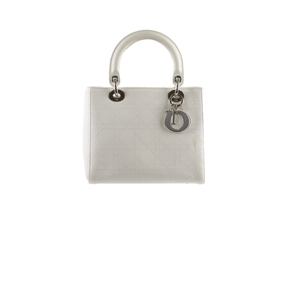 Christian Dior Medium Lady Dior White