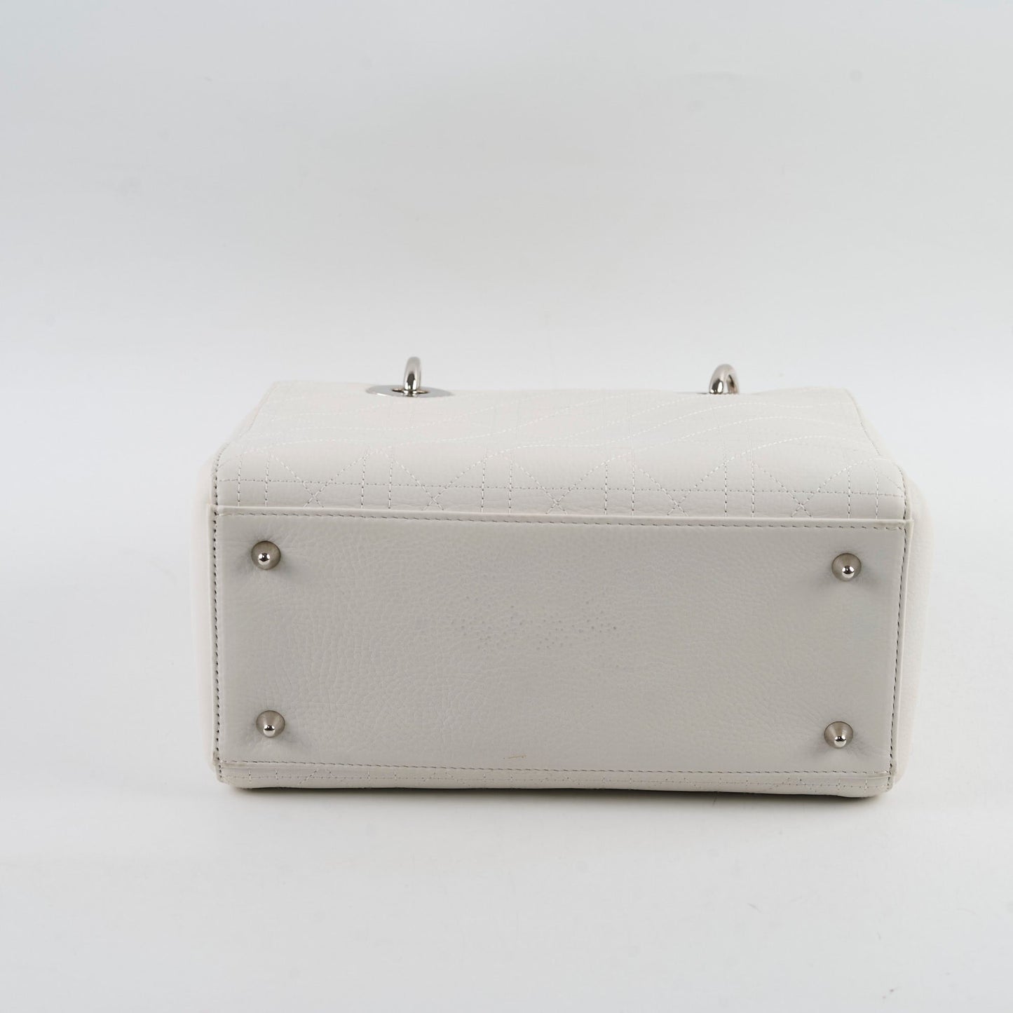 Christian Dior Medium Lady Dior White