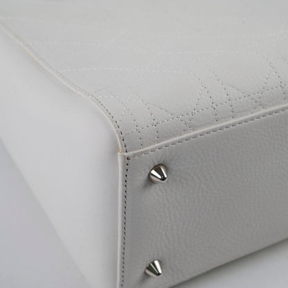 Christian Dior Medium Lady Dior White