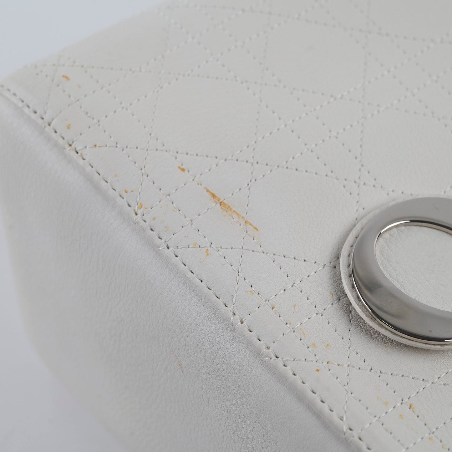 Christian Dior Medium Lady Dior White