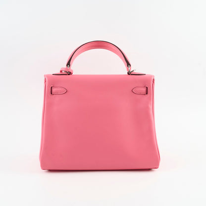 Hermes Kelly 25 Rose Azalee Swift - A Stamp