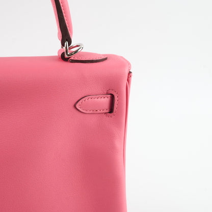 Hermes Kelly 25 Rose Azalee Swift - A Stamp