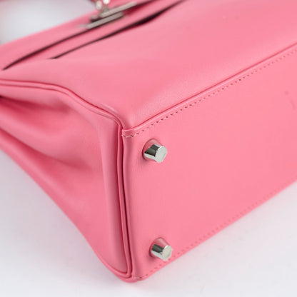 Hermes Kelly 25 Rose Azalee Swift - A Stamp