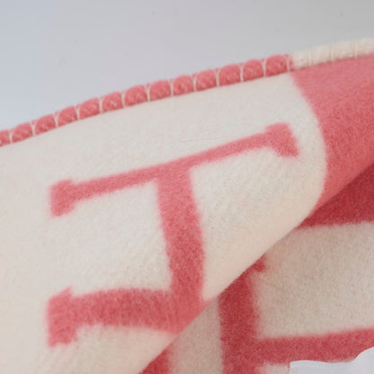 Hermes Avalon Baby Blanket Pink White