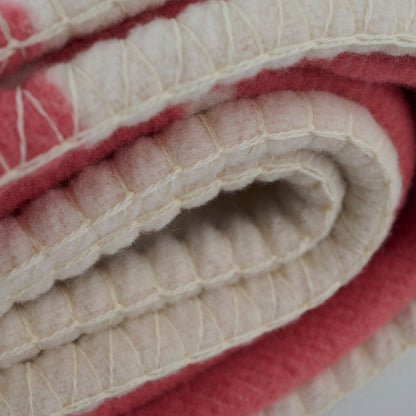 Hermes Avalon Baby Blanket Pink White