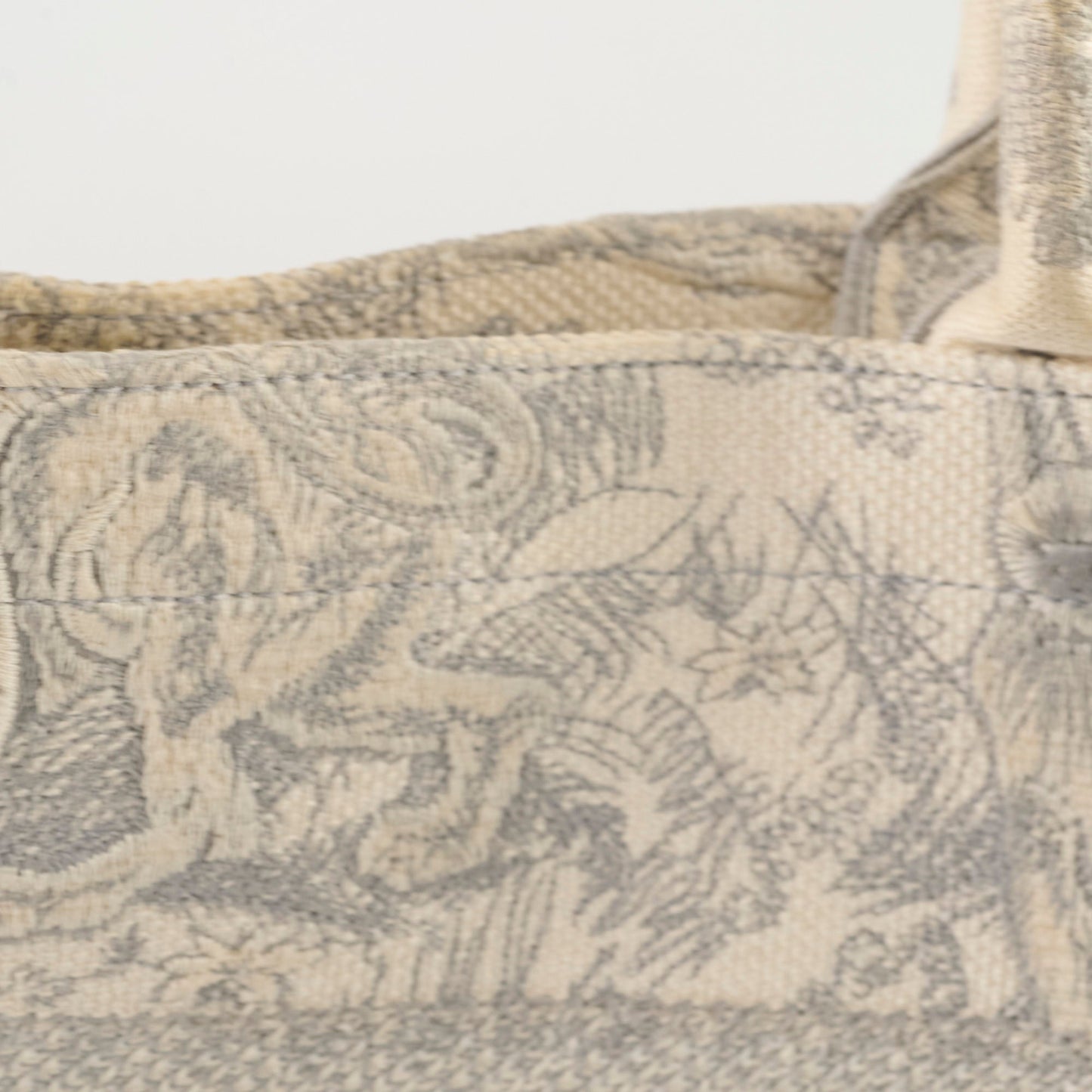 Christian Dior Medium Book Tote Grey