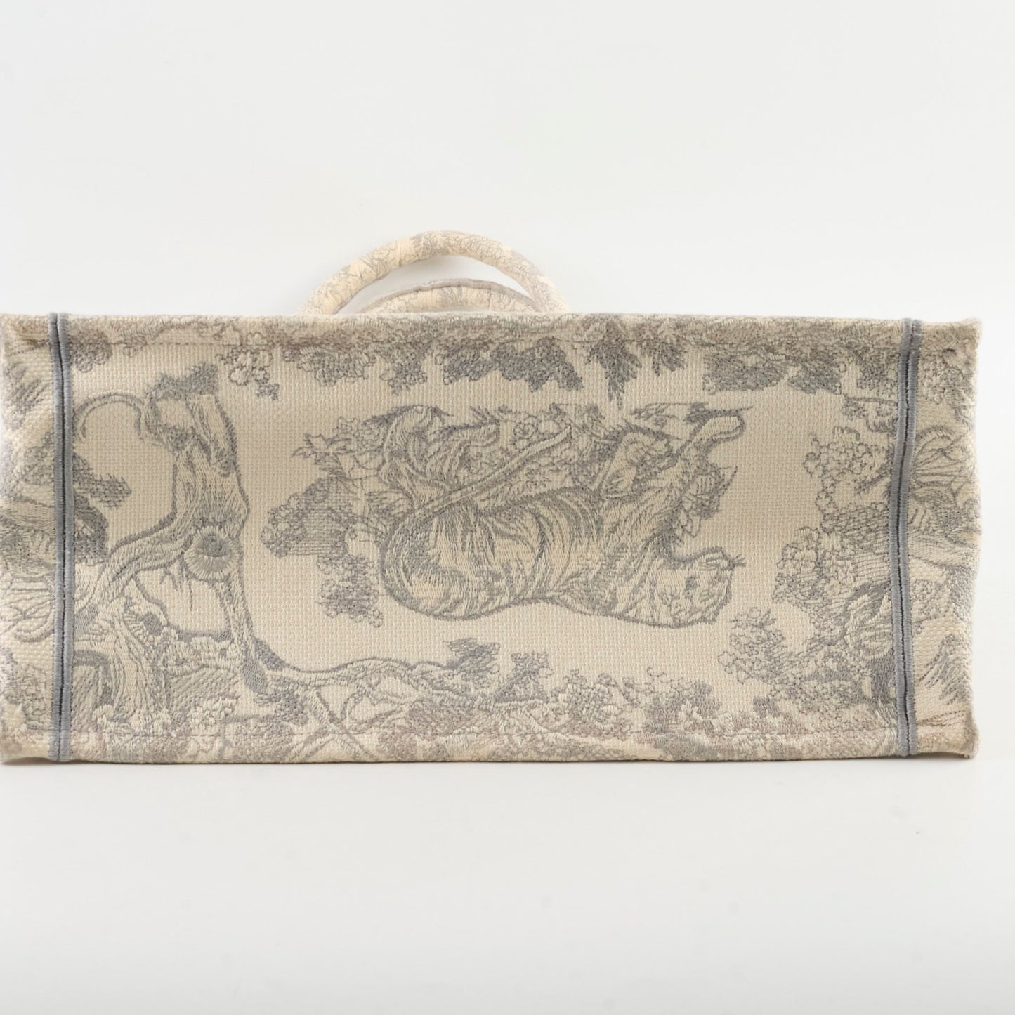 Christian Dior Medium Book Tote Grey