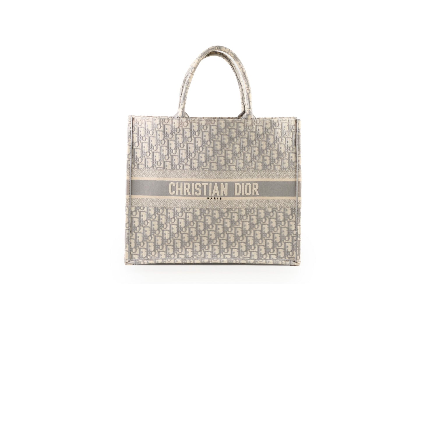 Christian Dior Large Book Tote Oblique Grey
