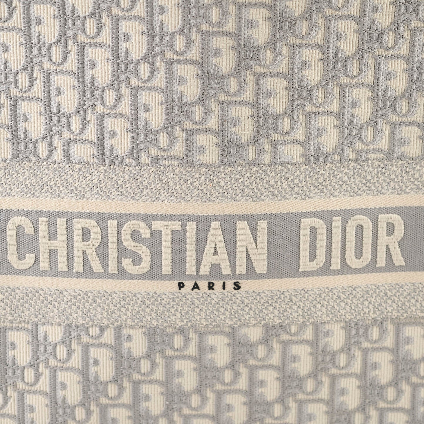 Christian Dior Large Book Tote Oblique Grey