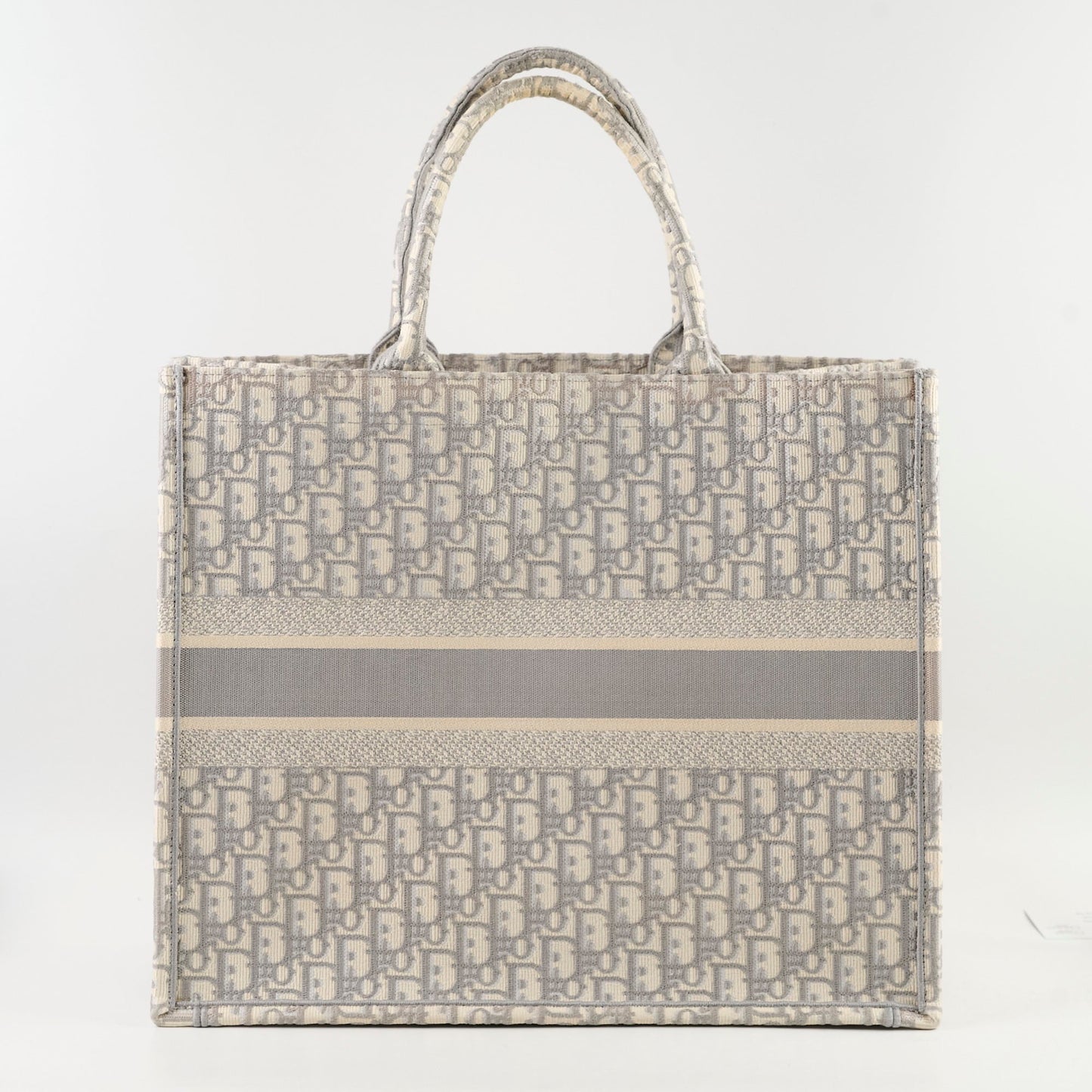 Christian Dior Large Book Tote Oblique Grey