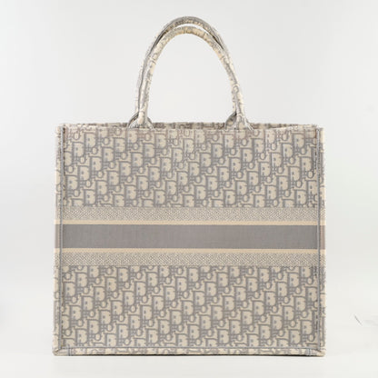 Christian Dior Large Book Tote Oblique Grey