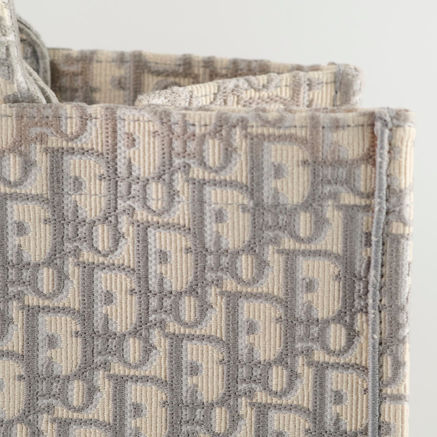 Christian Dior Large Book Tote Oblique Grey