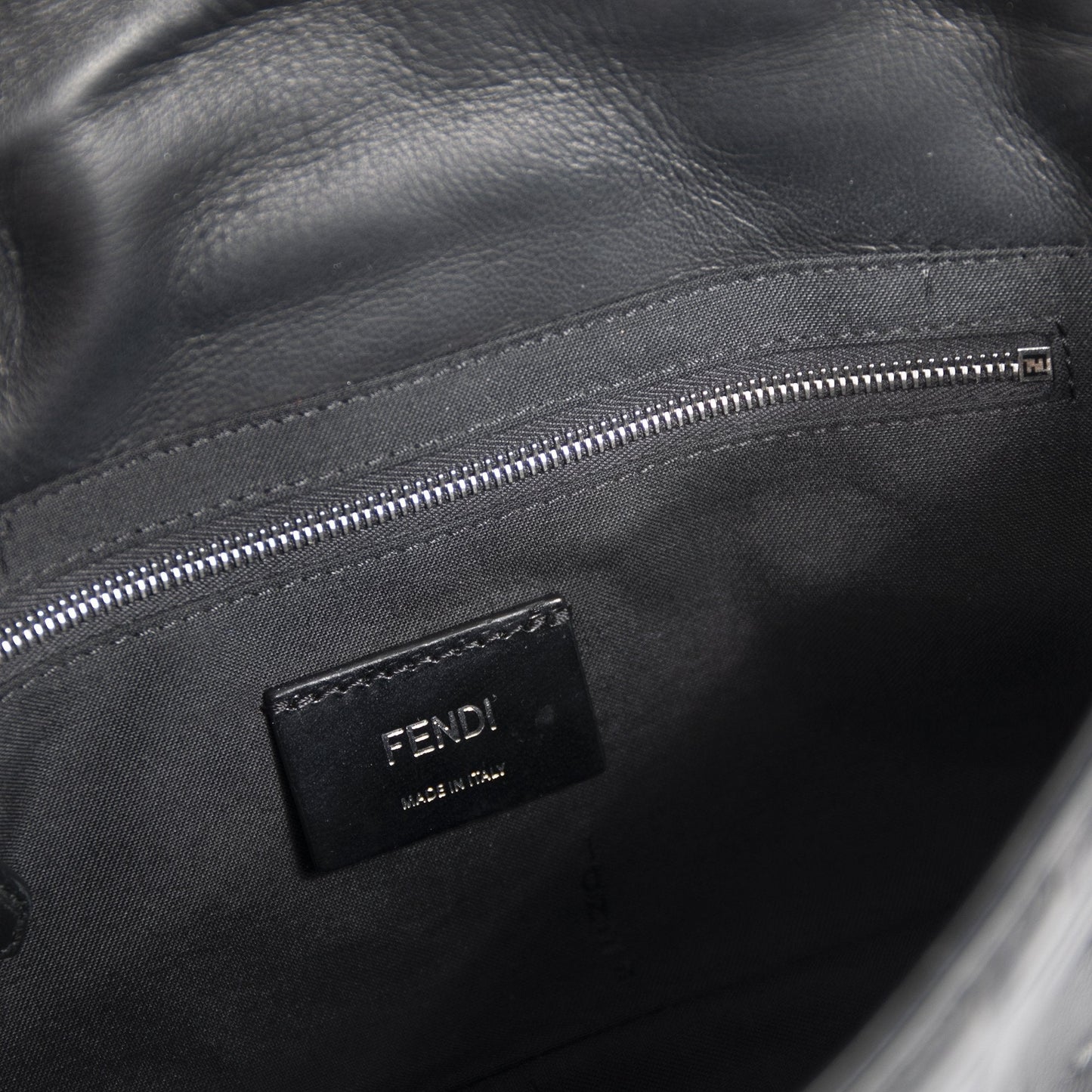Fendi 2020 FF Zucca Logo Baguette Bag