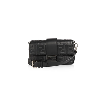 Fendi 2020 FF Zucca Logo Baguette Bag
