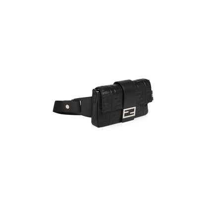 Fendi 2020 FF Zucca Logo Baguette Bag