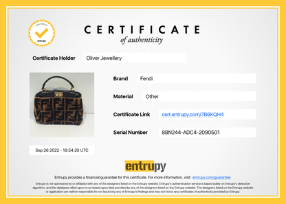 Fendi 2020 Mini Shearling Zucca Peekaboo Bag