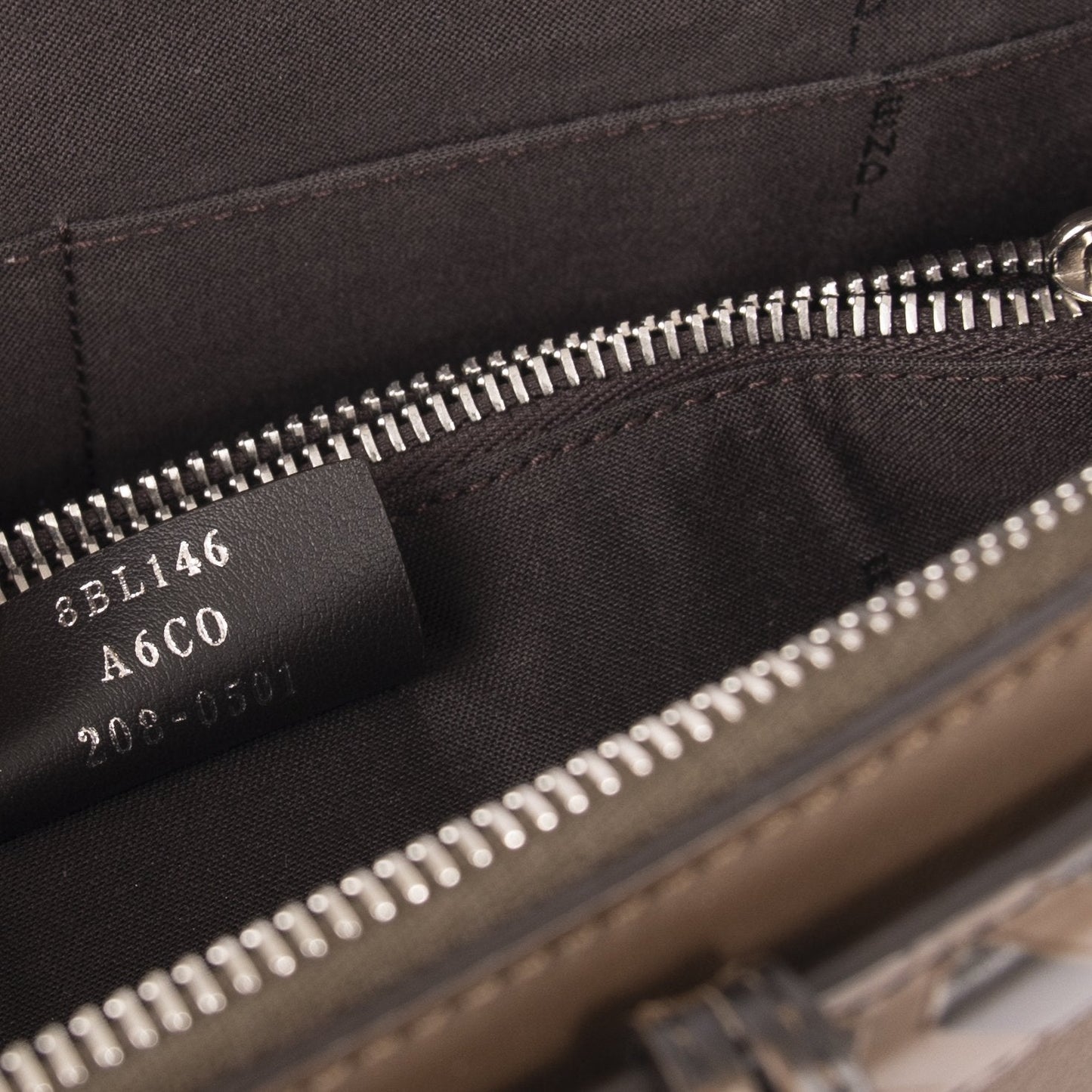 Fendi 2021 Medium By the Way Leather & Zucca Satchel