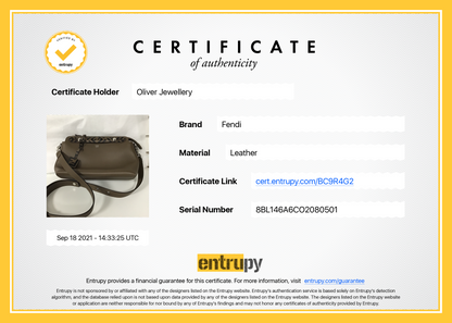 Fendi 2021 Medium By the Way Leather & Zucca Satchel