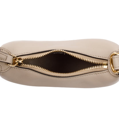 Fendi 2022 Beige Calfskin Leather Nano Fendigraphy Bag