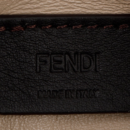 Fendi 2022 Beige Calfskin Leather Nano Fendigraphy Bag