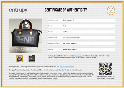 Fendi 2022 Black Leather By the Way Mini Boston Bag
