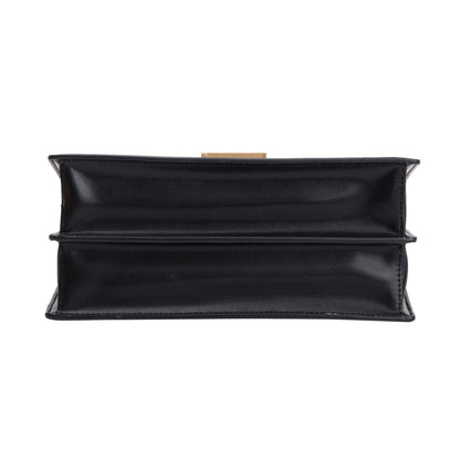 Fendi 2022 FF Embossed & Black Calfskin Leather Kan I Shoulder Bag
