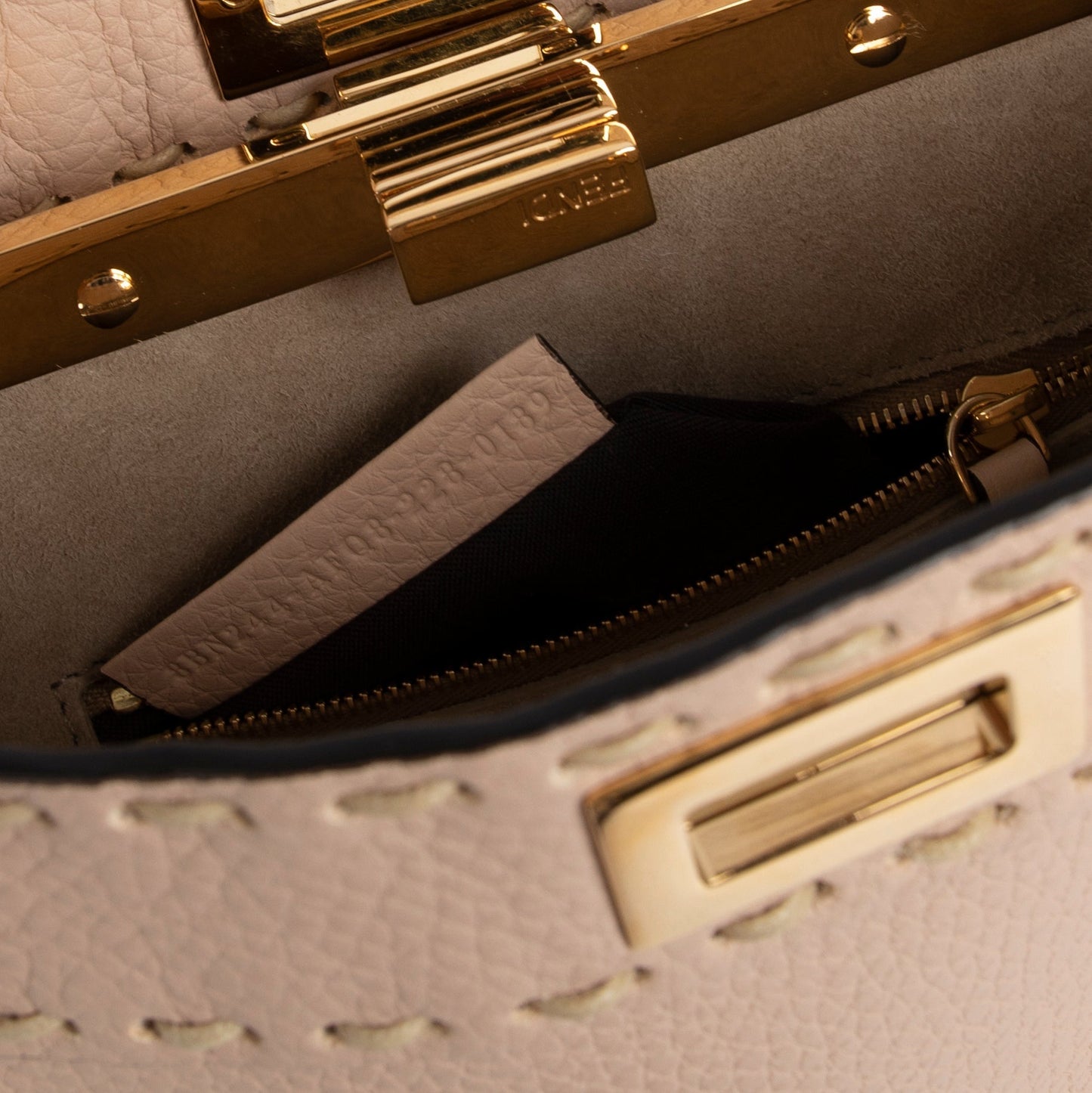 Fendi 2022 Mini Selleria Peekaboo Bag