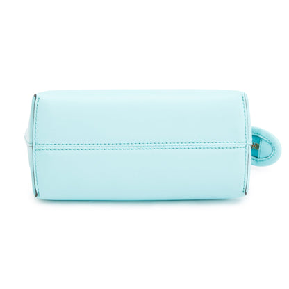 Fendi 2023 Blue Leather By the Way Mini Boston Bag